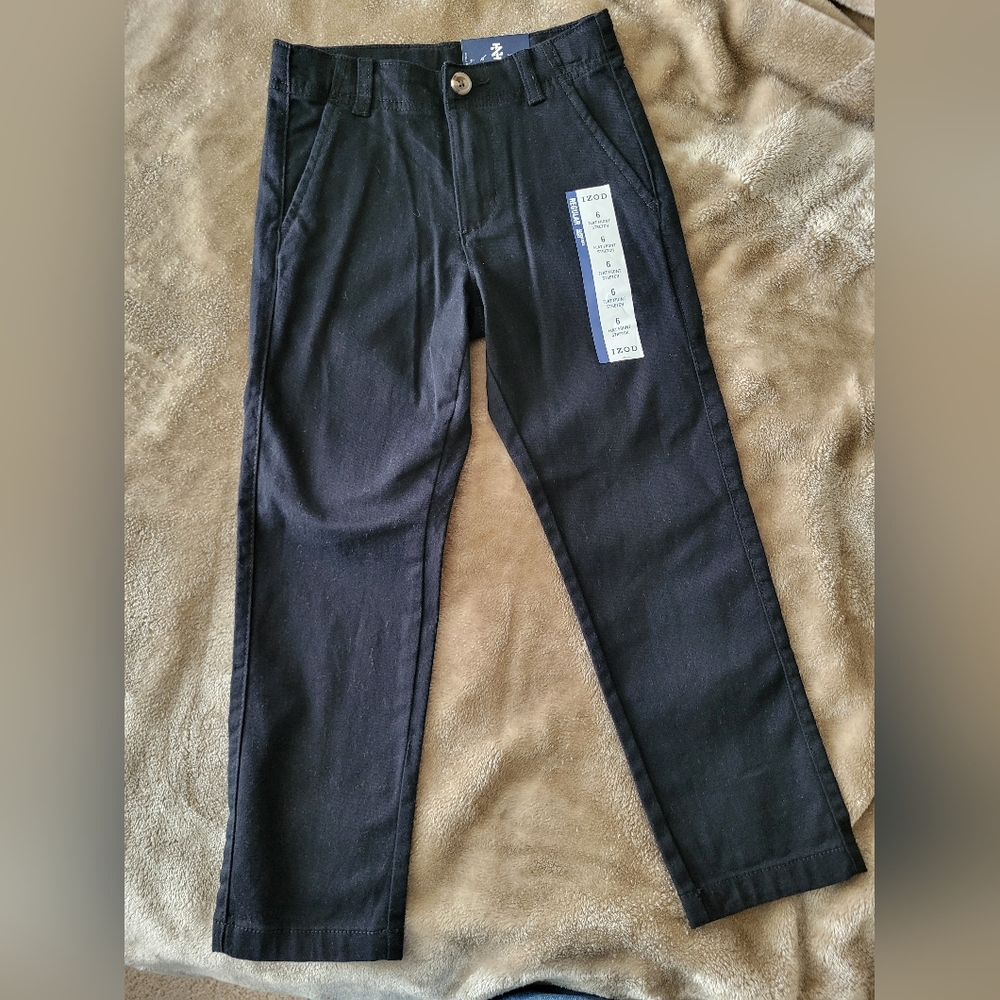 *‎ Boys IZOD Black Pants